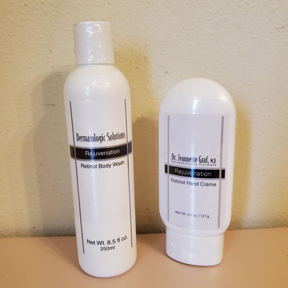 Dr‎ Jeanette Graf Dermatologic Formula Rejuvenation Retinol Hand Creme Body Wash